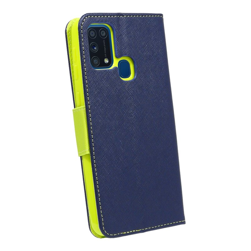 COFI Fancy Case, Bookcover, Blau M31, Samsung, Galaxy