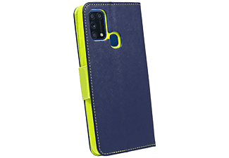 COFI Fancy Case, Bookcover, Samsung, Galaxy M31, Blau