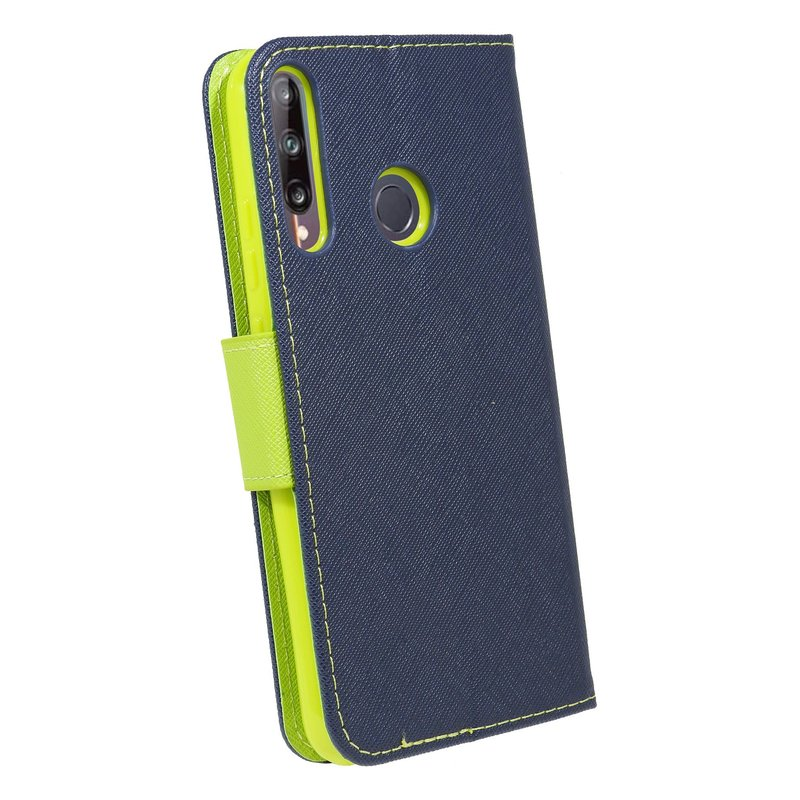 COFI Fancy Case, Bookcover, P40 Lite Blau E, Huawei