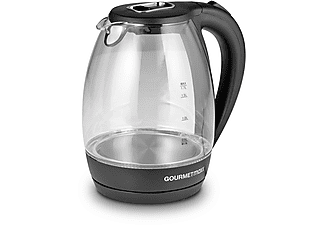GOURMETMAXX Glas-Wasserkocher Glas-Wasserkocher, schwarz
