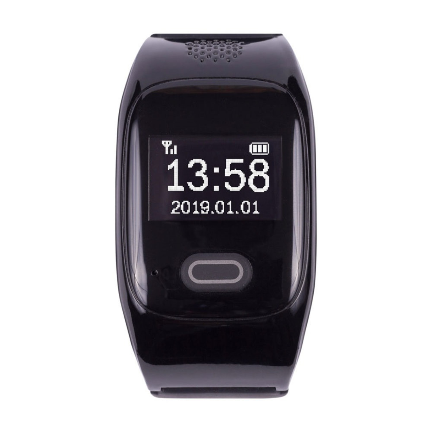 Solino TELLIMED Senioren Uhr, GPS Notfall Schwarz Smartwatch,