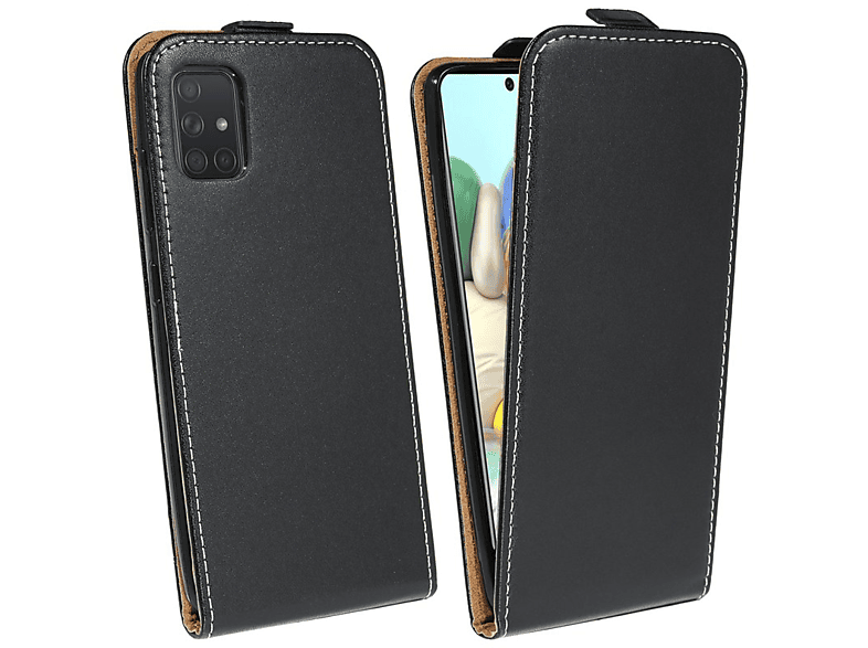 COFI Case, Flip Cover, Samsung, Galaxy A71, Schwarz