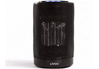 LIVOO Keramik-Heizlüfter Timer Lüfterfunktion Thermostat DOM400 Heizlüfter (1200 Watt)