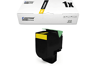 EUROTONE ET3693265 Toner Cartridge Yellow (Lexmark 80C2SY0 802S)