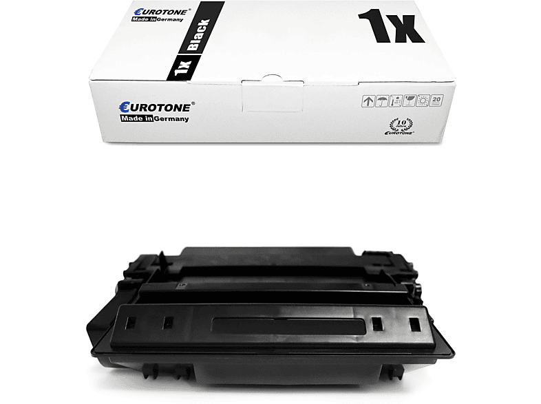 / ersetzt CE255X Toner Cartridge EUROTONE 55X 55X) / Schwarz HP (CE255X