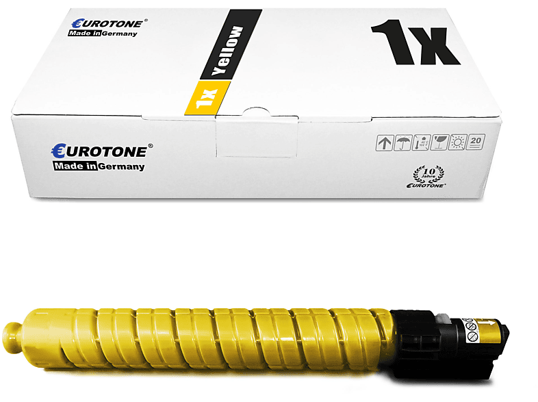EUROTONE Cartridge 888609 C4500Y) / Type ET3443068 (Ricoh Yellow Toner