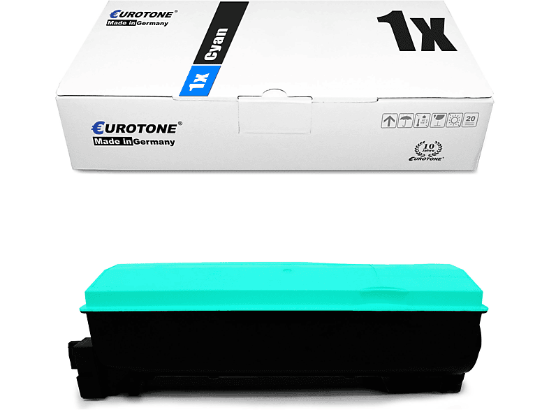 EUROTONE ET3865358 Toner Cartridge Cyan (Kyocera TK-550C / TK550 / 1T02HMCEU0)