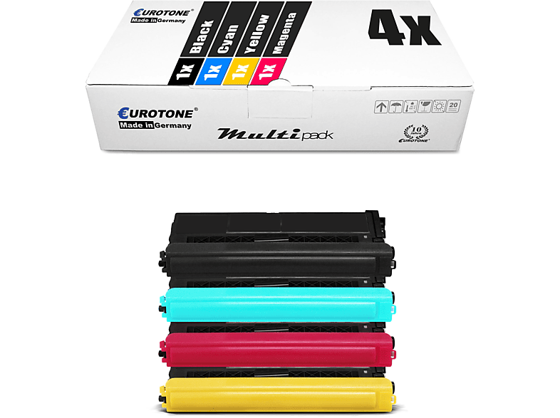 EUROTONE DCP-9270 4er Set Toner Cartridge Mehrfarbig (Brother TN-328BK / TN328 TN-328C / TN328 TN-328M / TN328 TN-328Y / TN328)