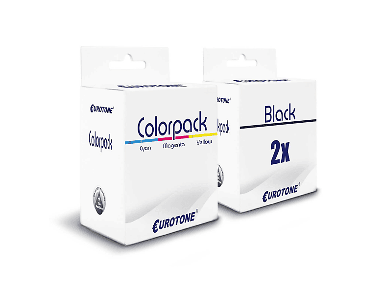 EUROTONE ersetzt Kodak 30XL 3er Set Tintenpatrone Mehrfarbig (Kodak 30C / NO30XL / 3952371 30B / NO30XL / 3952363)