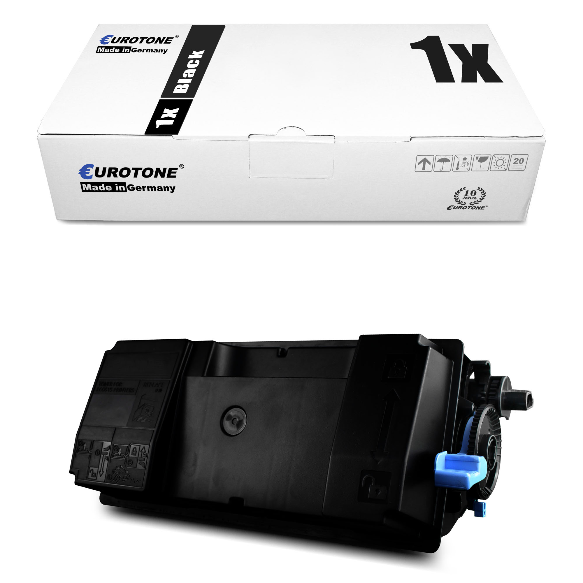 Schwarz (Utax Toner 1T02V30UT0) ET3539600 PK3013 EUROTONE / Cartridge