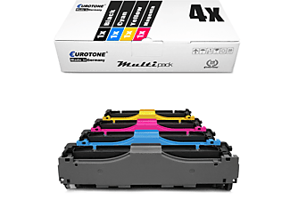 EUROTONE CC530X-33A 304A 4er Set Toner Cartridge Mehrfarbig (HP CC530A / 304A CC531A / 304A CC533A / 304A CC532A / 304A)