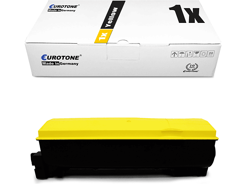 EUROTONE ET3863675 Toner Cartridge Yellow (Kyocera TK-570Y / TK570 / 1T02HGAEU0)