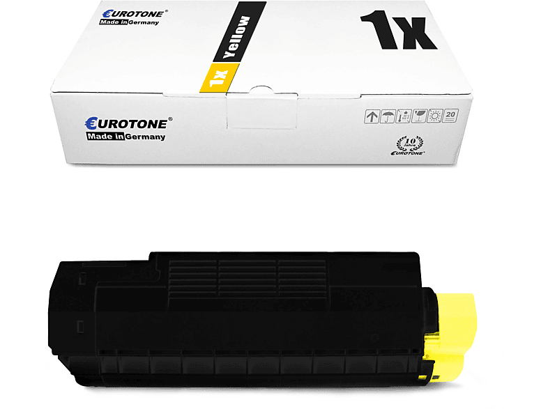 / EUROTONE (OKI Series) ET3828728 Yellow Toner C5250 Cartridge 42127454