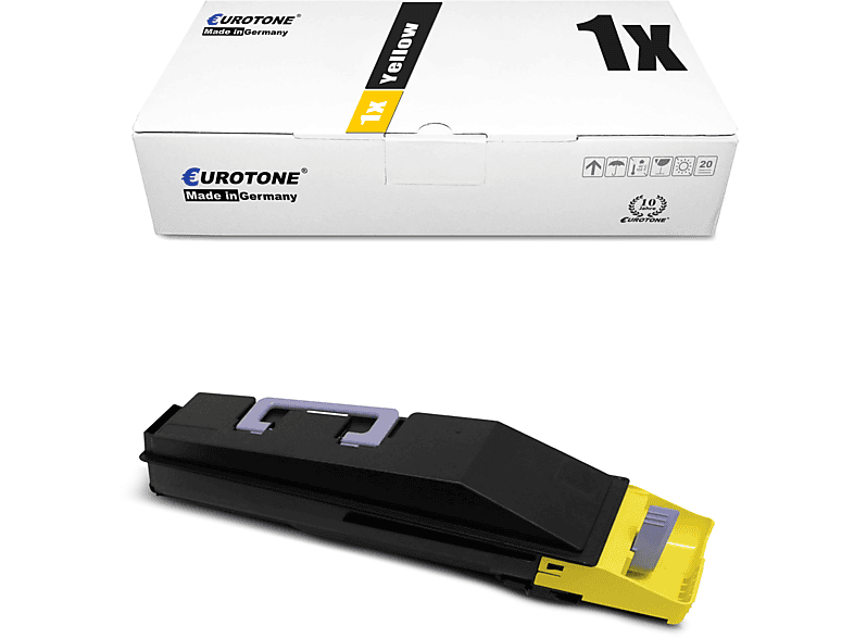 EUROTONE ET3810730 Toner Cartridge Yellow (Kyocera TK-865Y / TK865 / 1T02JZAEU0) | Tonerkartuschen