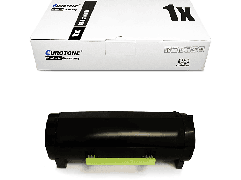 EUROTONE MX510 1xBK Toner Cartridge Schwarz (Lexmark 60F2X00 / 602X)