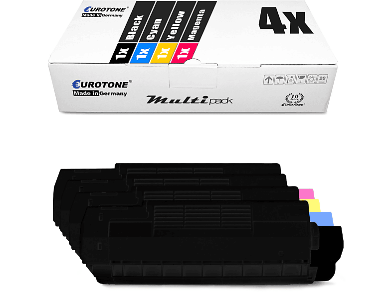 EUROTONE ET3826601 (OKI 42804538 42804540 Toner Cartridge Mehrfarbig 42804537) 42804539