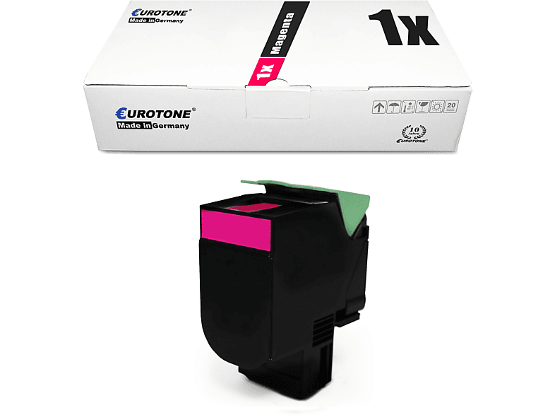 Magenta Cartridge (Lexmark C544X2MG) EUROTONE Toner ET3669307