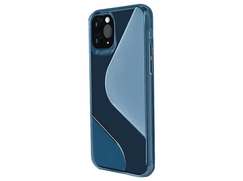 COFI S-Line Cover, Bumper, Huawei, P40 Lite, Blau