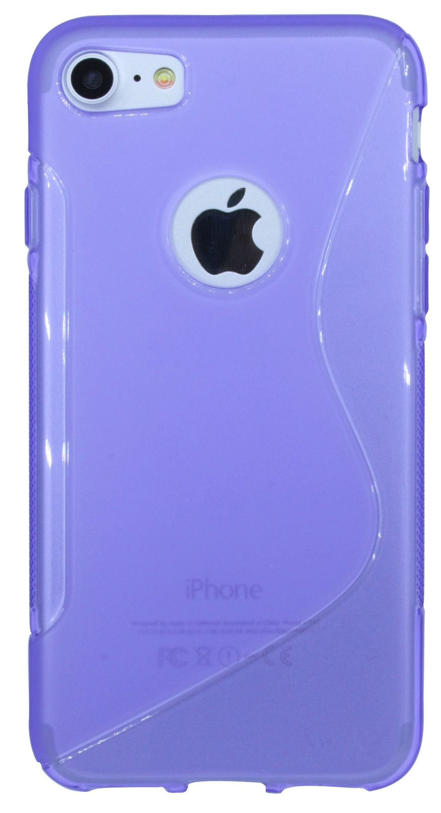 Cover, iPhone COFI 7, Bumper, Apple, Violett S-Line