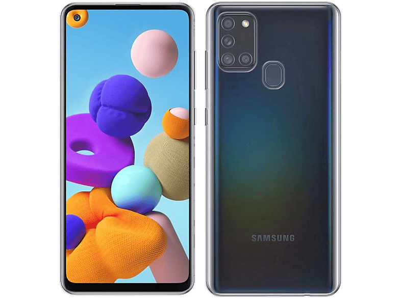 COFI Basic Cover, Bumper, Samsung, Galaxy A21S, Transparent SATURN