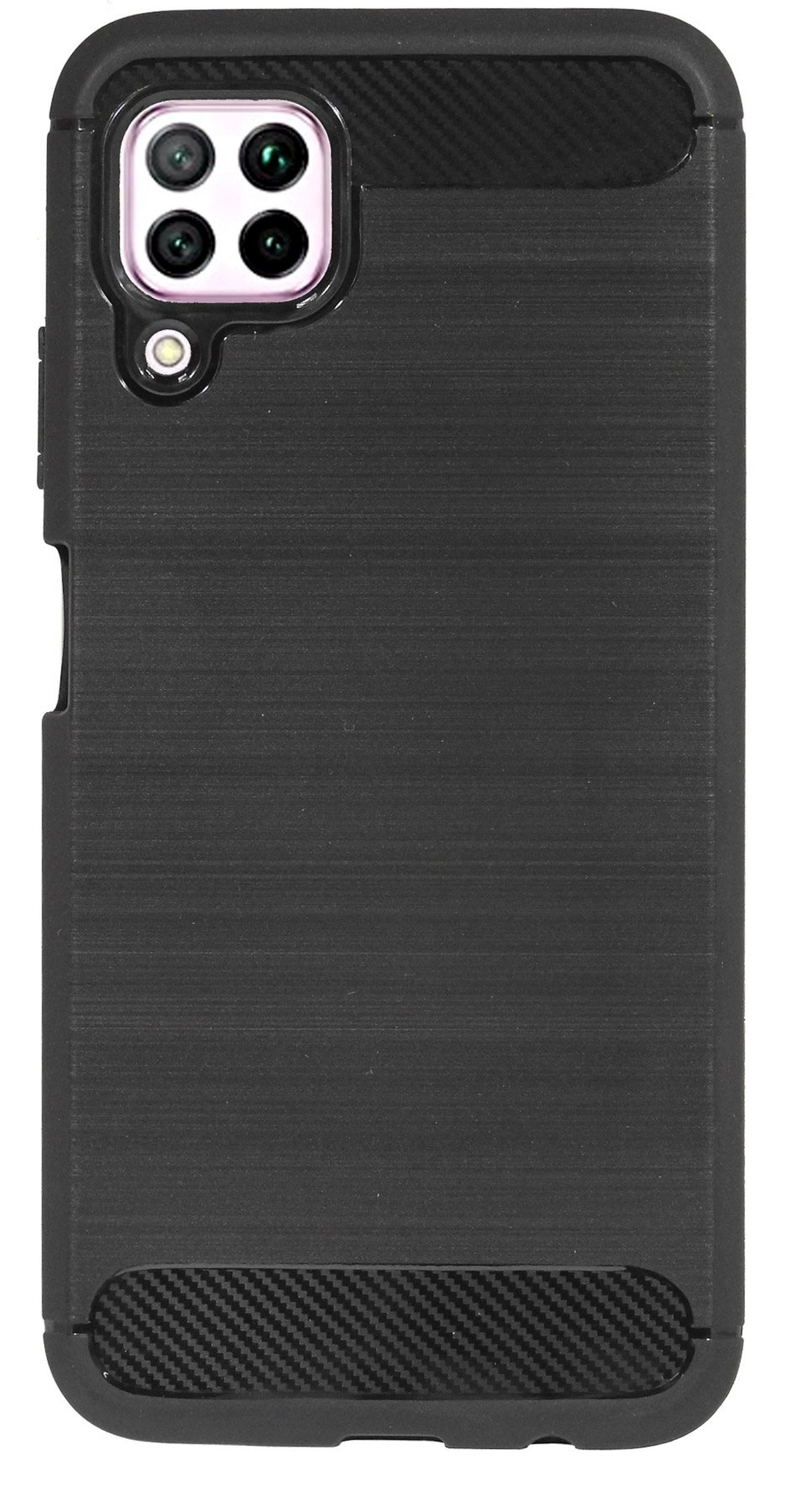 COFI Bumper, Schwarz P40 Lite, Huawei, Case, Carbon-Look