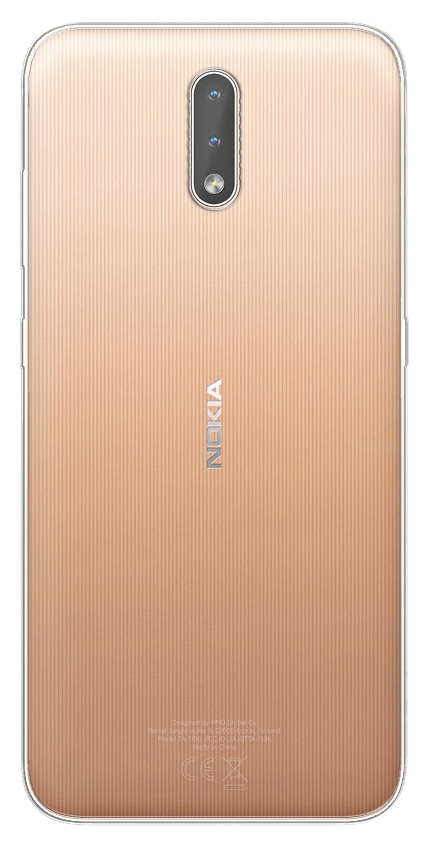 2.3, Nokia, mit Transparent, Basic Transparent Hülle Soft 2.3 COFI Handy Case kompatibel Cover Bumper, cofi1453® Silikon TPU NOKIA Schutz