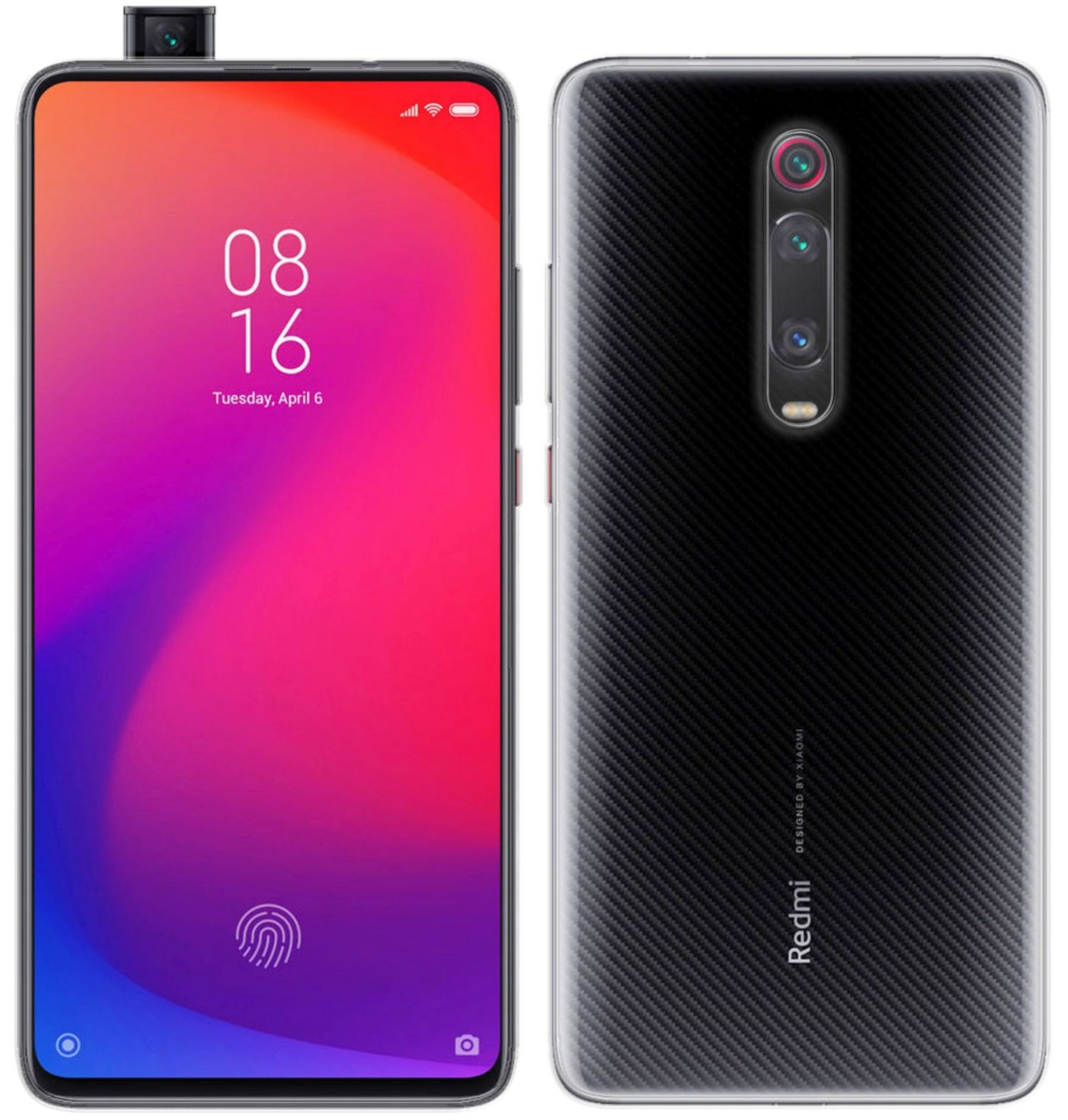 Telefon mit Hülle: Schwarze Hülle auf dem Telefon. Der Telefonbildschirm ist sichtbar.