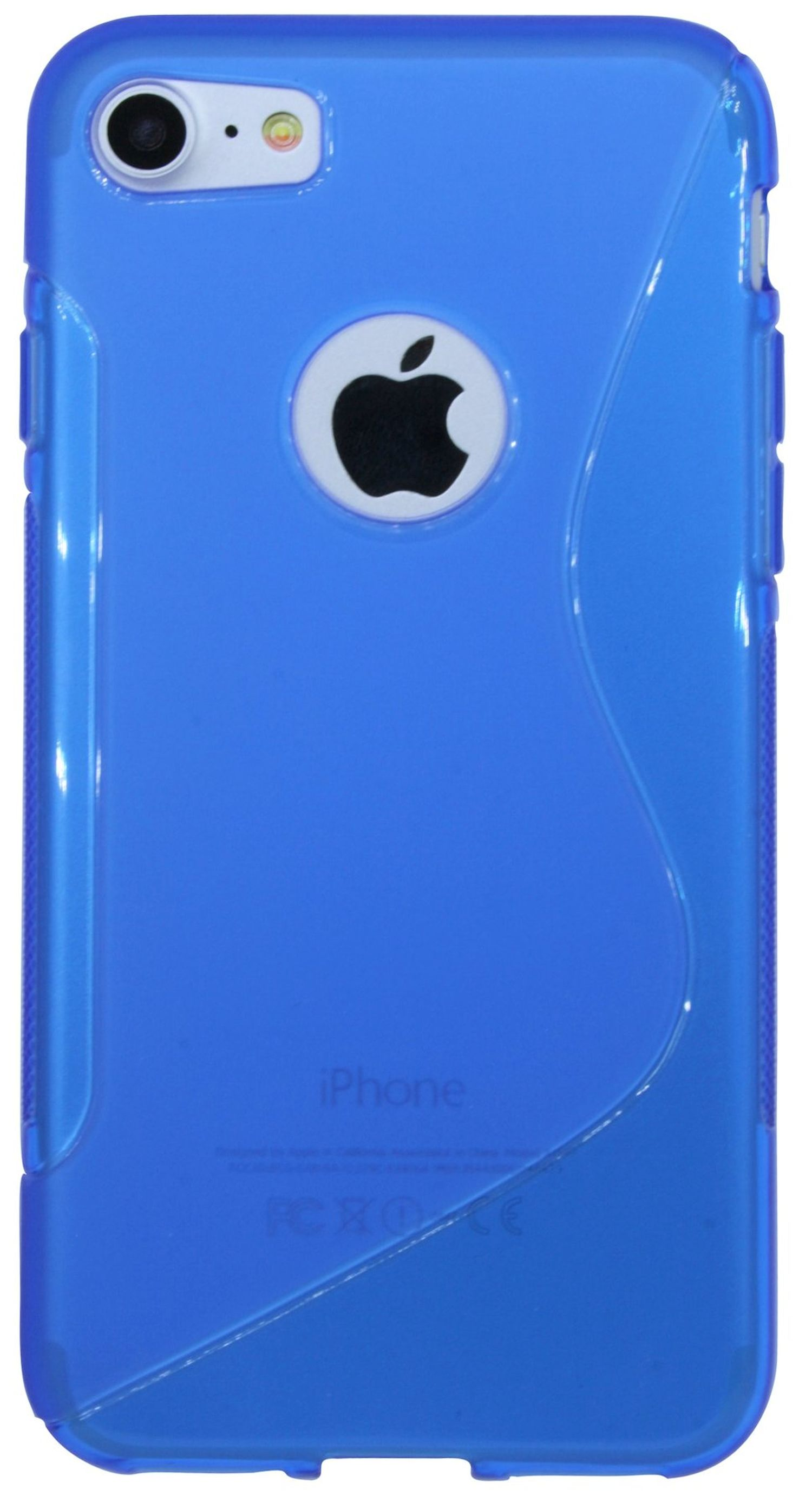 COFI S-Line Cover, Bumper, Apple, 7, iPhone Blau