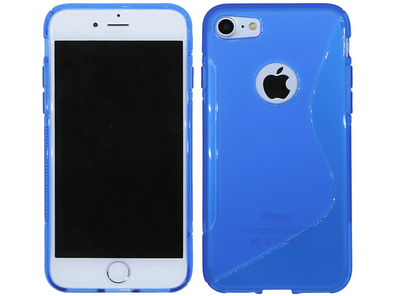 COFI S-Line Cover, Bumper, Apple, iPhone 7, Blau