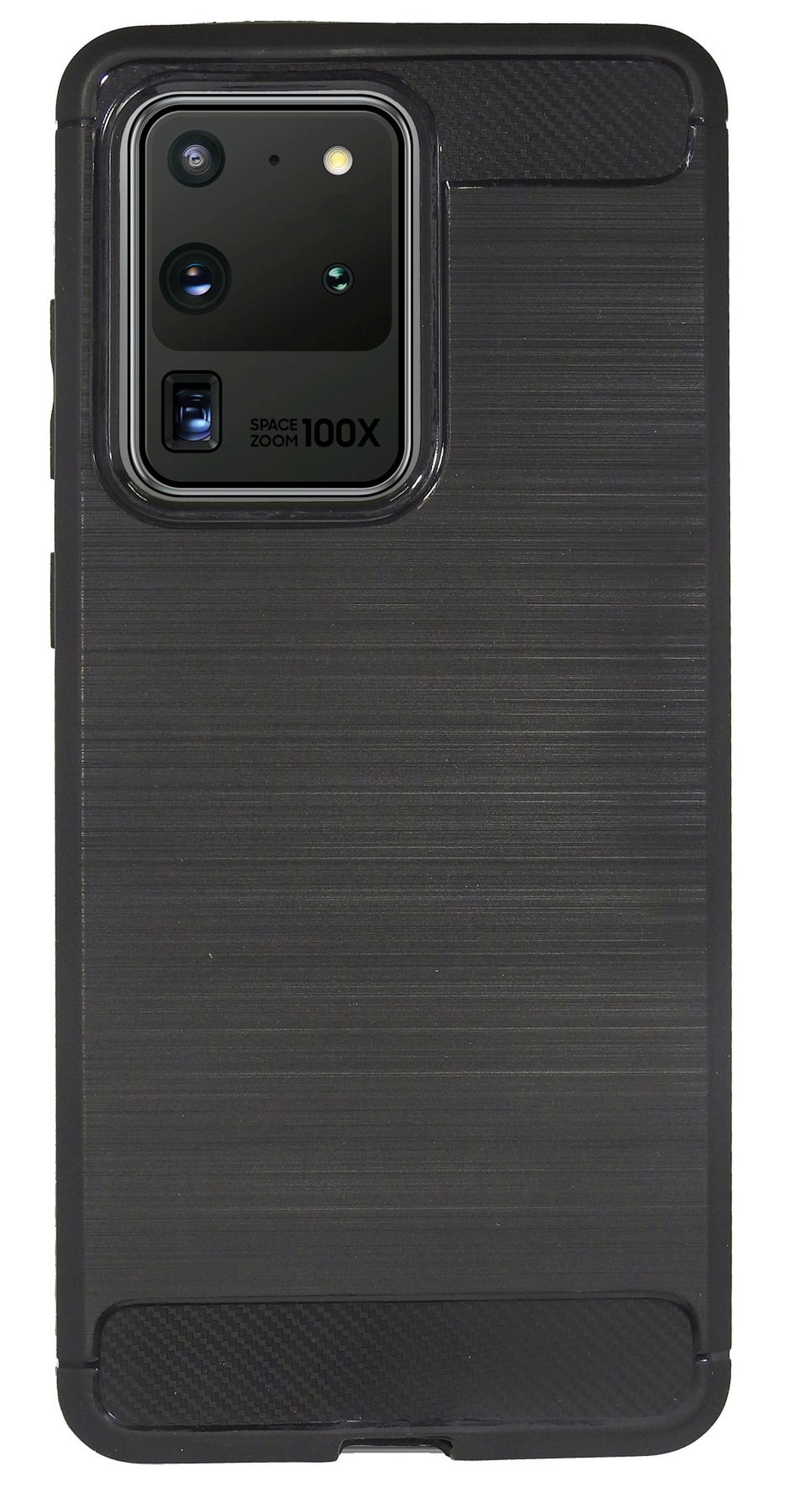 COFI Carbon-Look Case, Bumper, Ultra, Schwarz S20 Galaxy Samsung