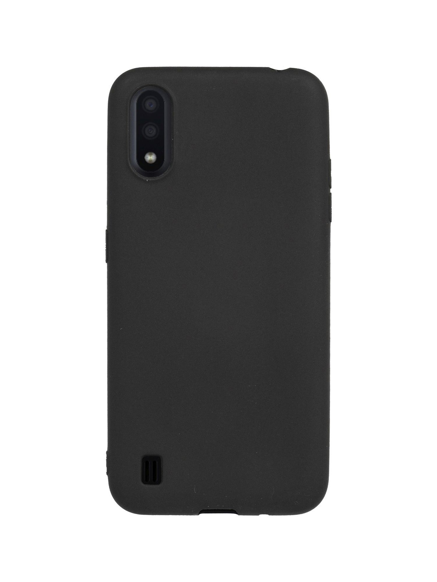 COFI Basic Cover, A01, Galaxy Samsung, Schwarz Bumper