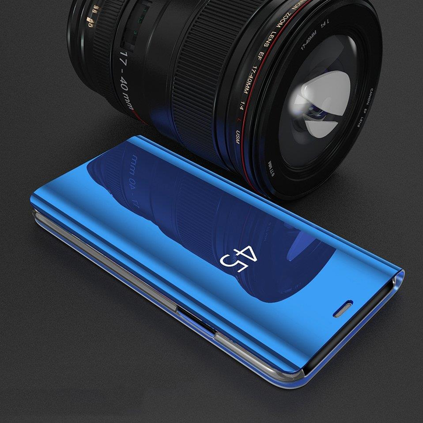 Blau Bookcover, Smart Y6s, Case, View COFI Huawei,