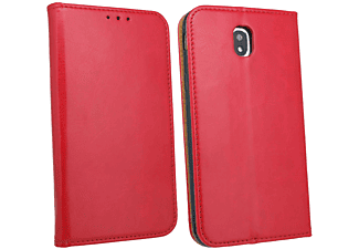 COFI Echt Leder Case, Bookcover, Huawei, P20 Pro, Rot