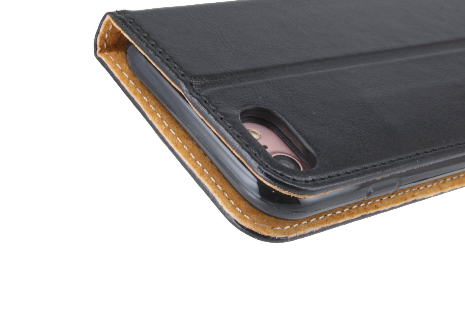 Case, 6 Schwarz COFI Leder Bookcover, Xiaomi, Echt Redmi Pro,