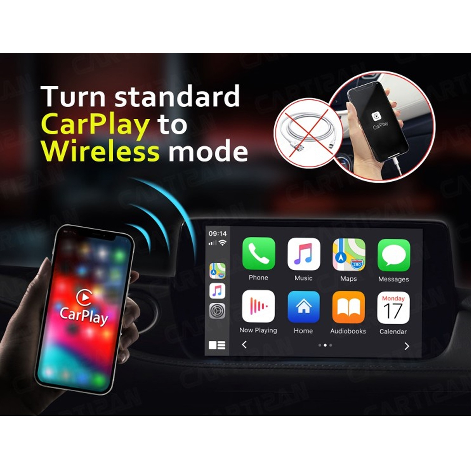 MAXXCOUNT Wireless Carplay-Adapter