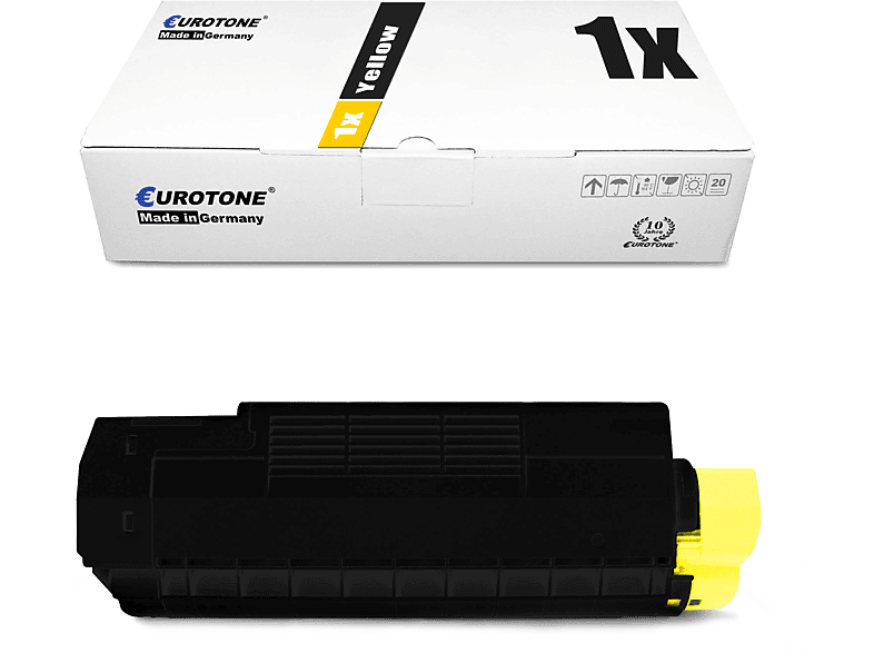 EUROTONE ET3614635 Toner Cartridge Yellow (OKI 42804513)