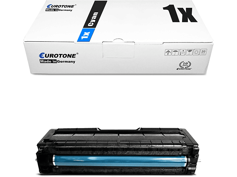 EUROTONE ET3404502 Toner Cartridge Cyan (Ricoh TYPE SP C310HE / 406480 ...