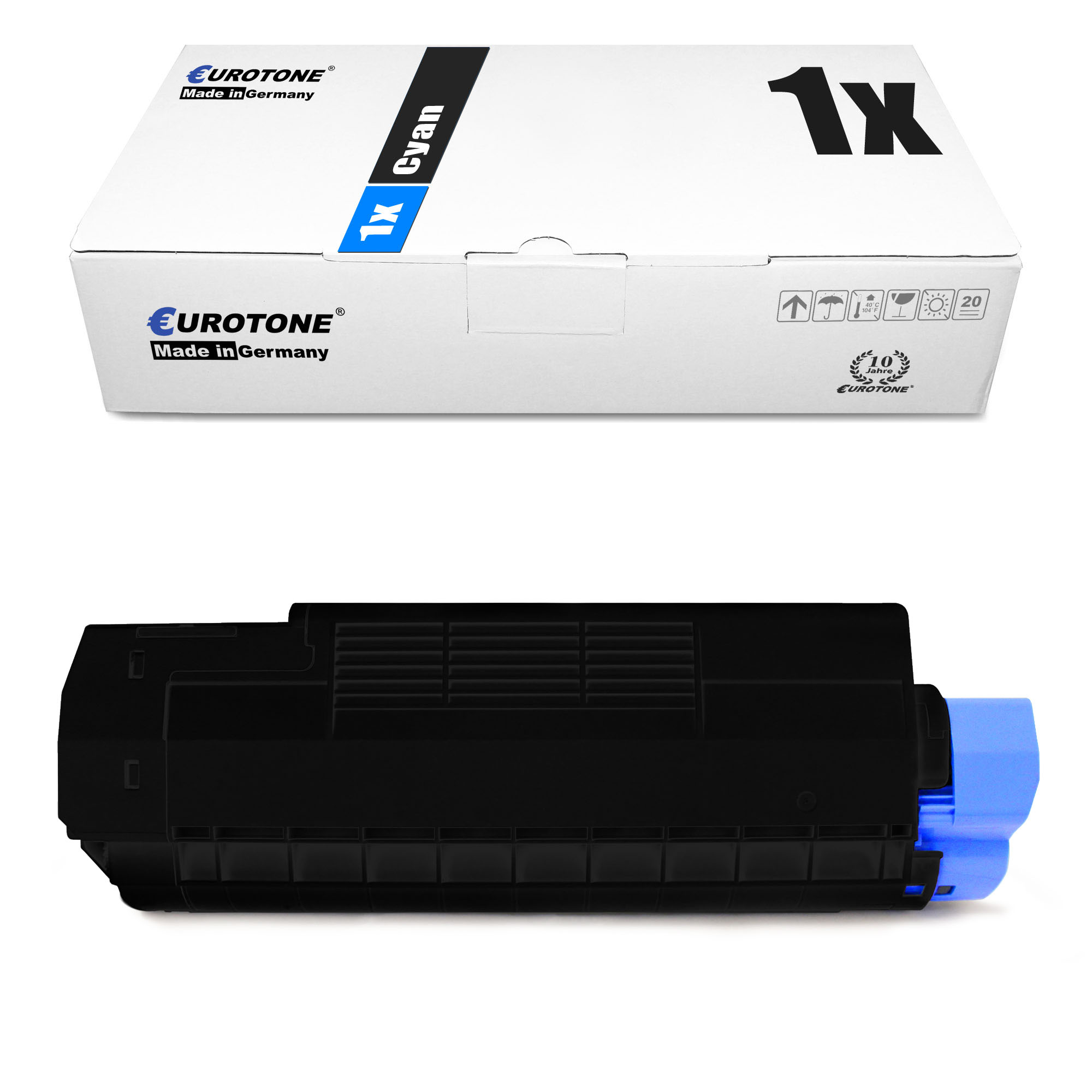 EUROTONE ET3828001 Toner Cyan / 42127407 Cartridge Series) (OKI C5100