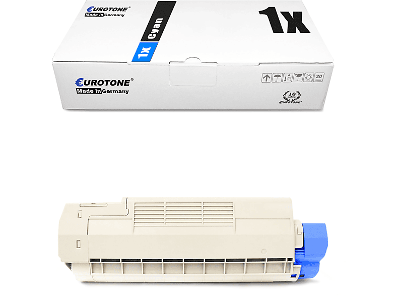 EUROTONE Cartridge ET3601567 Cyan (OKI 43324423) Toner