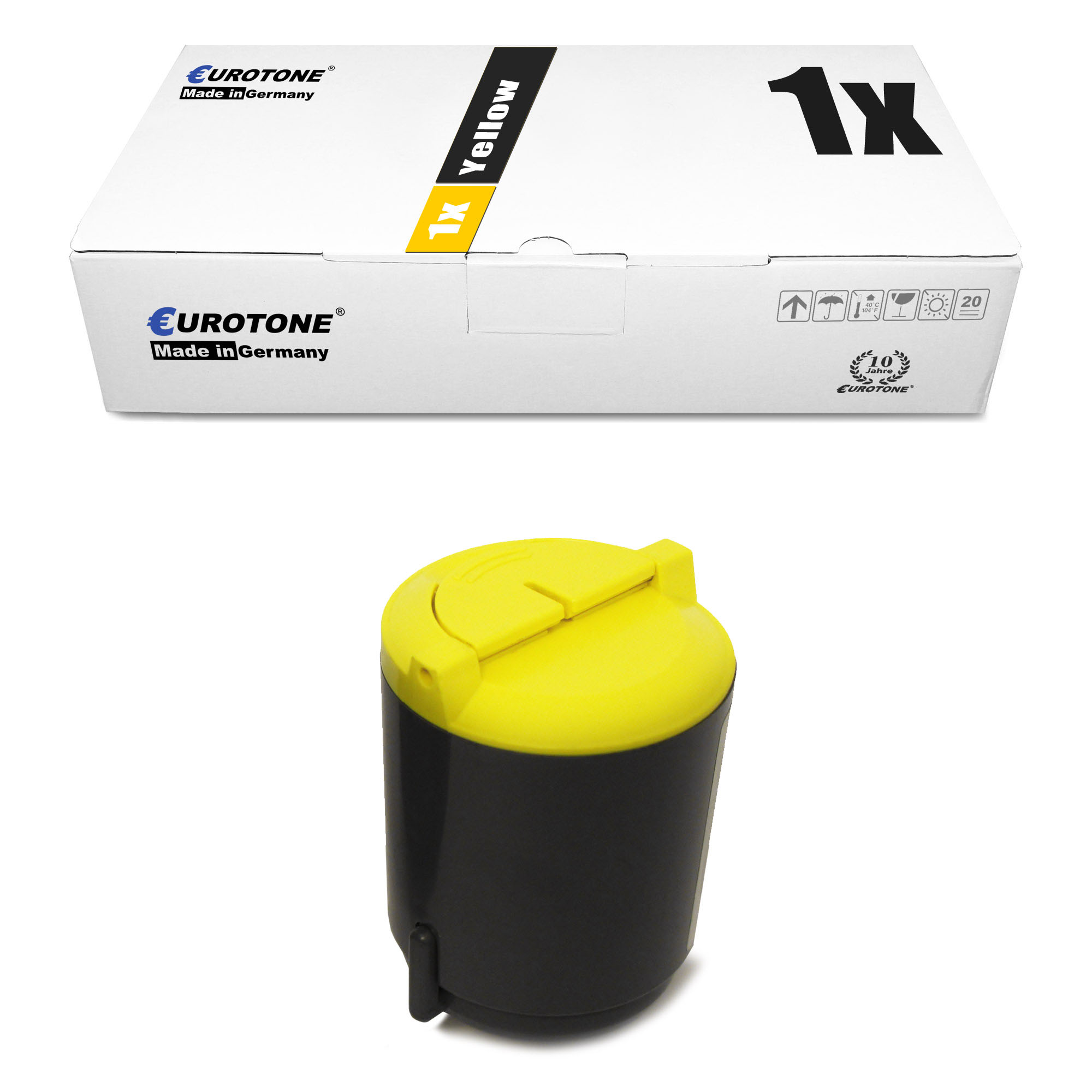 1xY Yellow Toner CLP-300 (Samsung EUROTONE Cartridge CLP-Y300A)