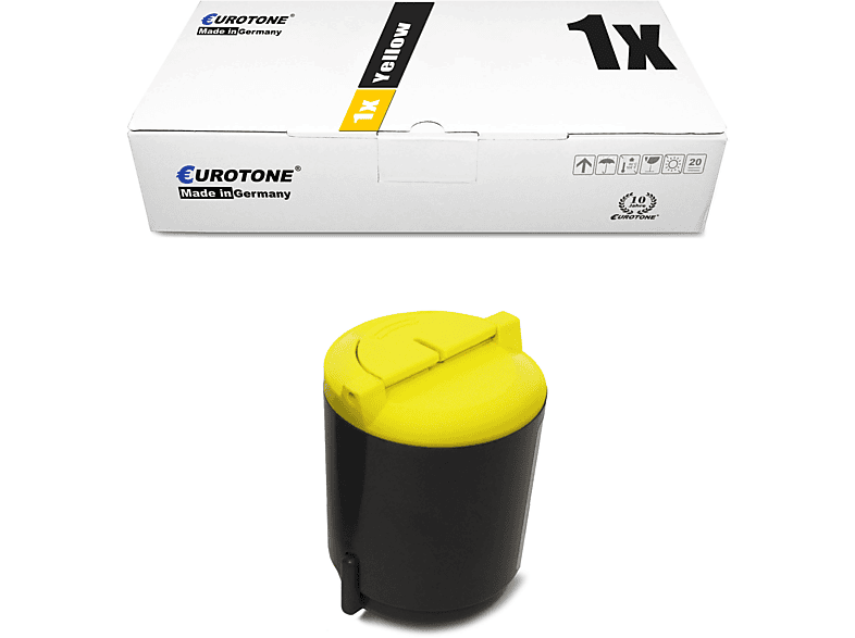 Yellow Toner CLP-Y300A) 1xY (Samsung CLP-300 EUROTONE Cartridge