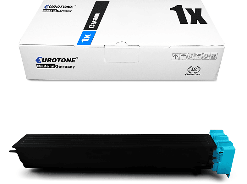 EUROTONE ET4051378 Toner Cartridge (Konica / Cyan Minolta A0TM450) TN-613C