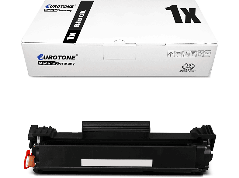 EUROTONE ET3537484 Toner Cartridge Schwarz (HP 44A) / CF244A