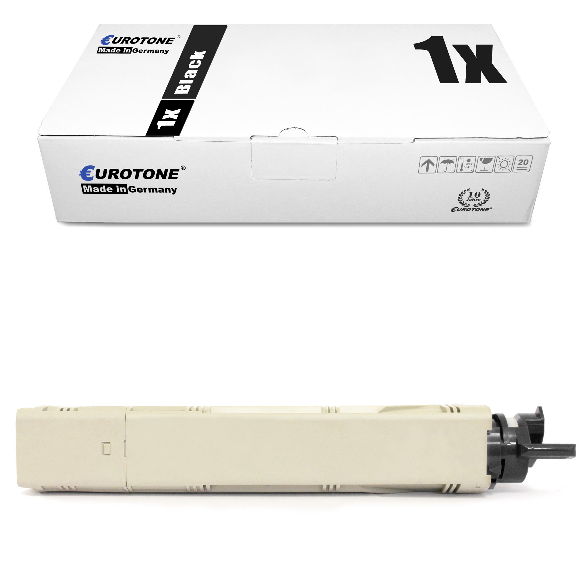 EUROTONE Toner Cartridge (OKI 43459332) Schwarz ET3614086