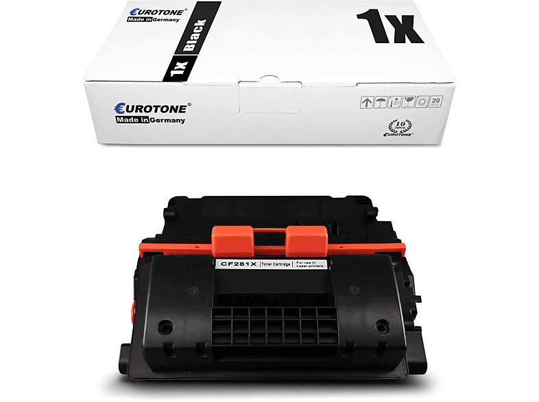 EUROTONE M605 1xBK Toner Cartridge Schwarz (HP CF281X / 81X)