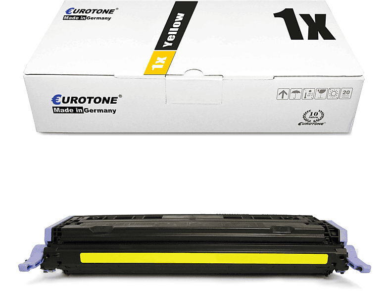 EUROTONE ersetzt Cartridge 124A) Toner 124A HP / Q6002A / (Q6002A Yellow