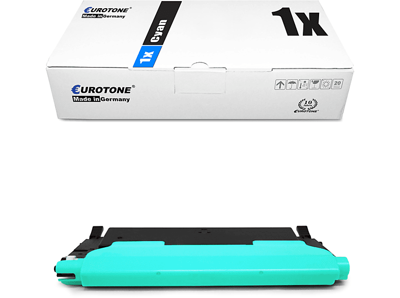 EUROTONE CLP-310 1xC Toner Cartridge Cyan (Samsung CLT-C4092S / CLT4092) | Tonerkartuschen