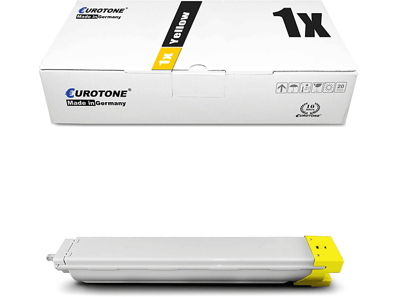 1xY EUROTONE X7400 (Samsung Cartridge SS728A) Yellow / CLT-Y806S Toner
