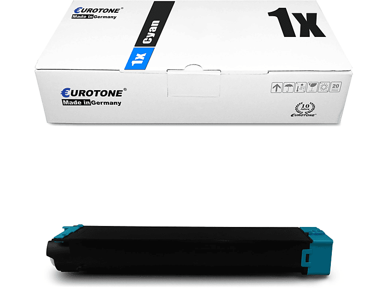 EUROTONE ET3247741 Toner Cartridge Cyan (Sharp MXC-38 GTC)