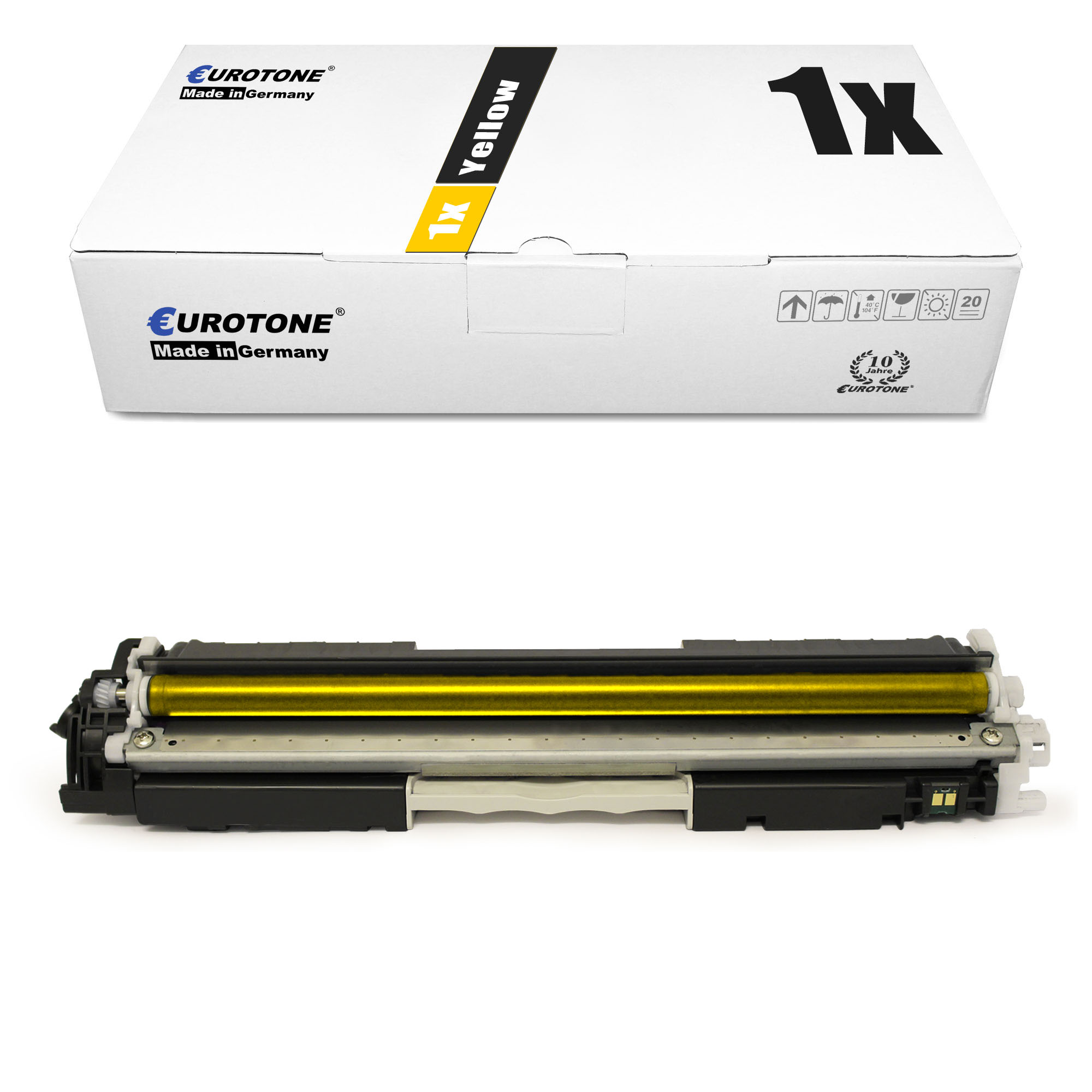 1xY 126A) Yellow Toner / (HP EUROTONE CE312A CP1021 Cartridge